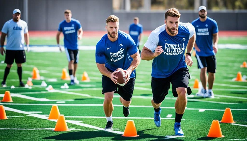 training drills for football players