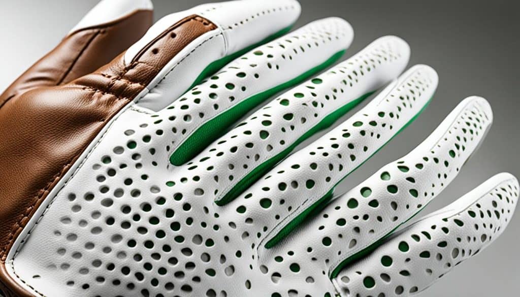 golf glove wear patterns
