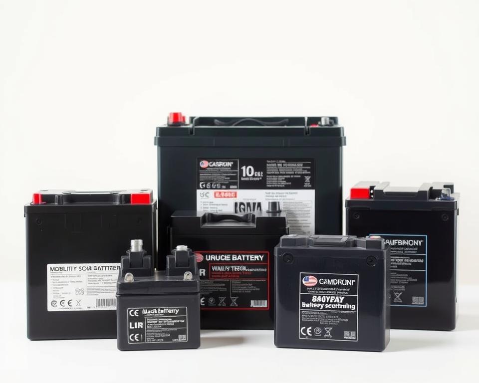 types of mobility scooter batteries