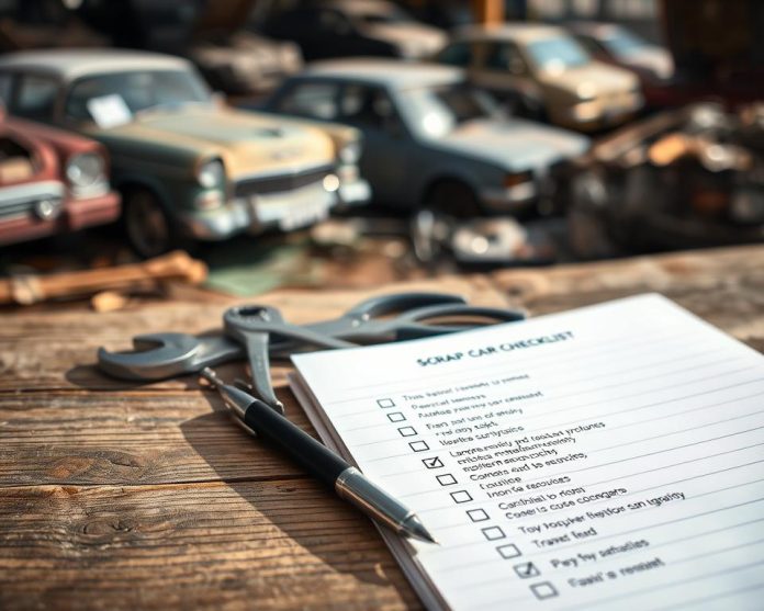 what to remove before scrapping car